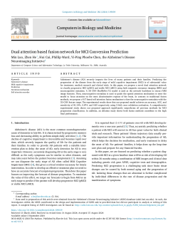 Dual attention based fusion network for MCI Conversion Prediction
