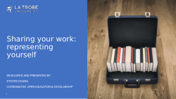 Explaining OER to students as a way of sharing their work