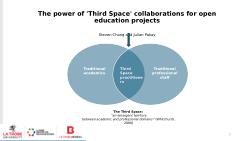 The power of 'Third Space' collaboration for open education projects