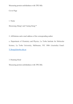 Measuring Cysteine Exposure in Unfolded Proteins with Tetraphenylethene Maleimide and its Analogs