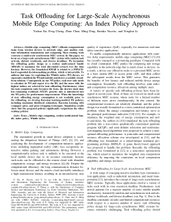 Task Offloading for Large-Scale Asynchronous Mobile Edge Computing: An Index Policy Approach