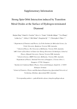 Strong spin-orbit interaction induced by transition metal oxides at the surface of hydrogen-terminated diamond