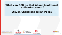 What can OER do that AI and traditional textbooks can't?