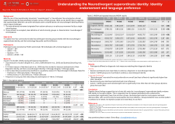 Understanding the Neurodivergent superordinate identity: Identity endorsement and language preference