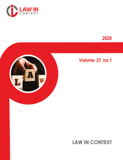 Law in Context. Vol. 37 No 1 (2021)