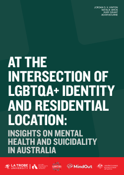 At the Intersection of LGBTQA+ Identity and Residential Location: Insights on Mental Health and Suicidality in Australia