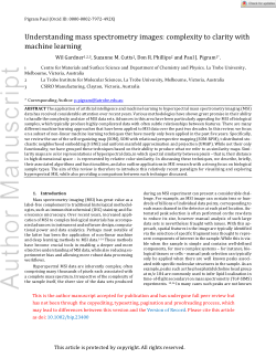 Understanding mass spectrometry images: complexity to clarity with machine learning