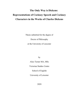 Cockney accent map image