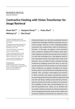 Contrastive Hashing with Vision Transformer for Image Retrieval