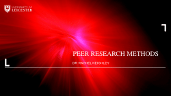 Action Learning Set resources for peer research methods