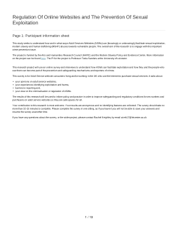 Regulation Of Online Websites and The Prevention Of Sexual Exploitation.pdf