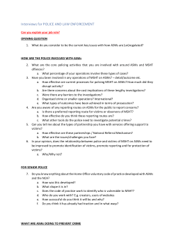 Interview questions for law enforcement