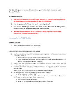 Interview questions for practitioners