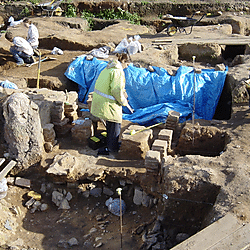 Vine St Leicester Roman Townhouse Hypocaust Under Floor Heating System