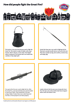 How did people fight the Great Fire of London?  (learning resource for primary schools, Key Stage 1: Great Fire of London)