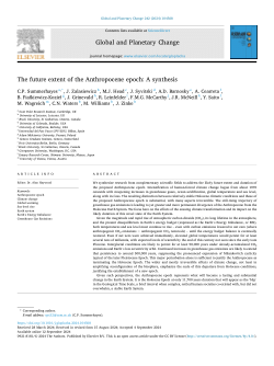 The future extent of the Anthropocene epoch: A synthesis