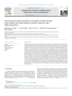 Uncovering the seasonal dynamics of terrestrial oil spills through multi-temporal and multi-frequency Synthetic Aperture radar (SAR) observations