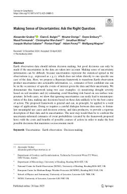 Making Sense of Uncertainties: Ask the Right Question