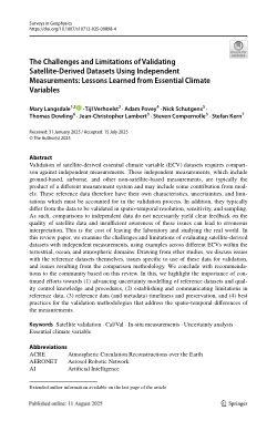 The Challenges and Limitations of Validating Satellite-Derived Datasets Using Independent Measurements: Lessons Learned from Essential Climate Variables
