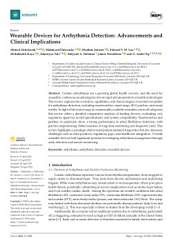 Wearable Devices for Arrhythmia Detection: Advancements and Clinical Implications
