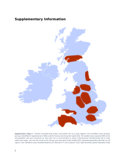 Supplementary information files for article: 'Centralised versus decentralised manufacturing and the delivery of healthcare products: a United Kingdom exemplar'