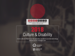 Presentation: Cross-Cultural Influences on the Semantics Ascribed to Assistive Technology Product and Its Envisaged User: A Preliminary Study Between Collectivist (Pakistan) and Individualist (United Kingdom) Cultures