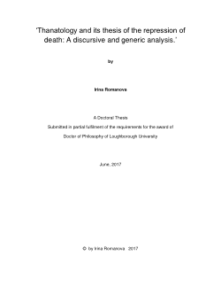 The modern death awareness movement has involved: image