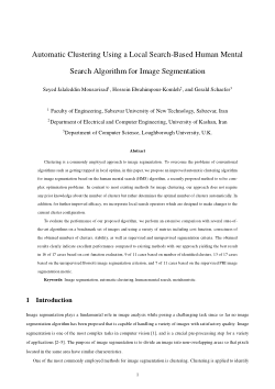 Automatic clustering using a local search-based human mental search algorithm for image segmentation