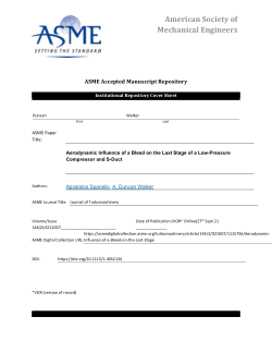 Aerodynamic influence of a bleed on the last stage of a low-pressure compressor and S-duct