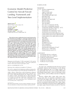 Economic model-predictive control for aircraft forced landing: Framework and two-level implementation