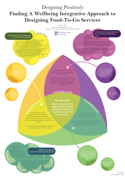 Finding A Wellbeing Integrative Approach to  Designing Food-To-Go Services, identifying opportunities and key questions.