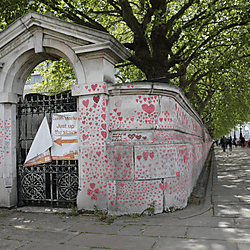 Photomapping of the The National Covid-19 Memorial Wall
