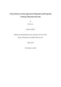 A fuzzy inference system approach for diagnostics and prognostics of polymer electrolyte fuel cells