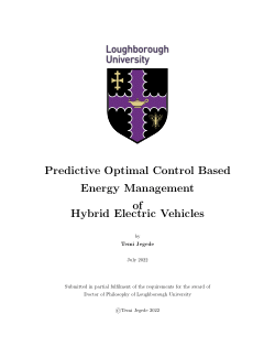 Predictive optimal control based energy management of hybrid electric vehicles