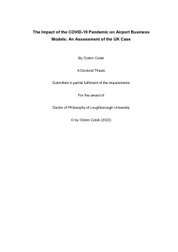 The impact of the COVID-19 pandemic on airport business models: an assessment of the UK case
