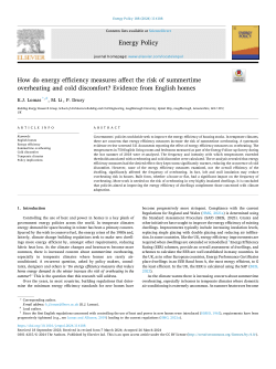 How do energy efficiency measures affect the risk of summertime overheating and cold discomfort? Evidence from English homes