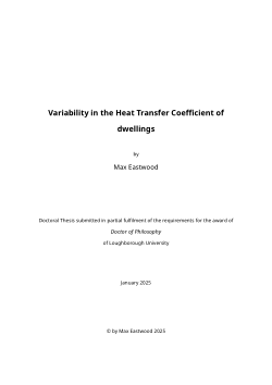 Variability in the Heat Transfer Coefficient of dwellings
