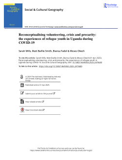 Reconceptualising volunteering, crisis and precarity: the experiences of refugee youth in Uganda during COVID-19