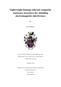 Lightweight damage tolerant composite enclosure structures for shielding electromagnetic interference