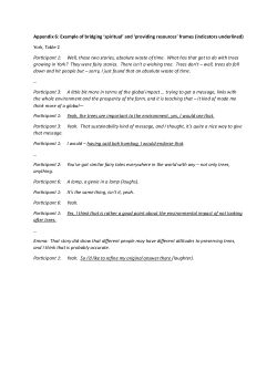 Supplementary information files for "‘The way enthusiasm builds’: Frame amplification and emotional reinforcement in participatory policymaking"