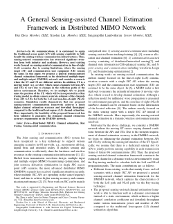 A general sensing-assisted channel estimation framework in distributed MIMO network