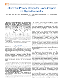 Differential privacy design for eavesdroppers via signed networks