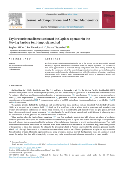 Taylor consistent discretisation of the Laplace operator in the moving particle semi-implicit method
