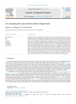 On evaluating the style-selection skill of hedge funds