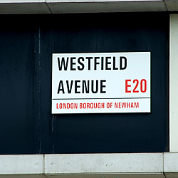 Westfield Avenue (London Borough of Newham Street Nameplate)