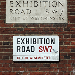 Exhibition Road (City of Westminster Street Nameplate)