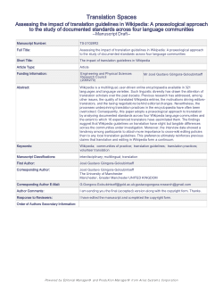 Assessing the impact of translation guidelines in Wikipedia