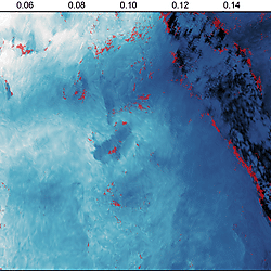 Interferometry of freeze-cast, lyophilised and calendered MXene film