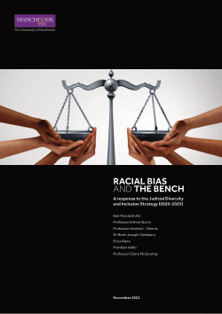 Racial Bias and the Bench: A response to the Judicial Diversity and Inclusion Strategy (2020-25)