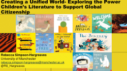 Using Children's literature and P4C to develop global citizenship